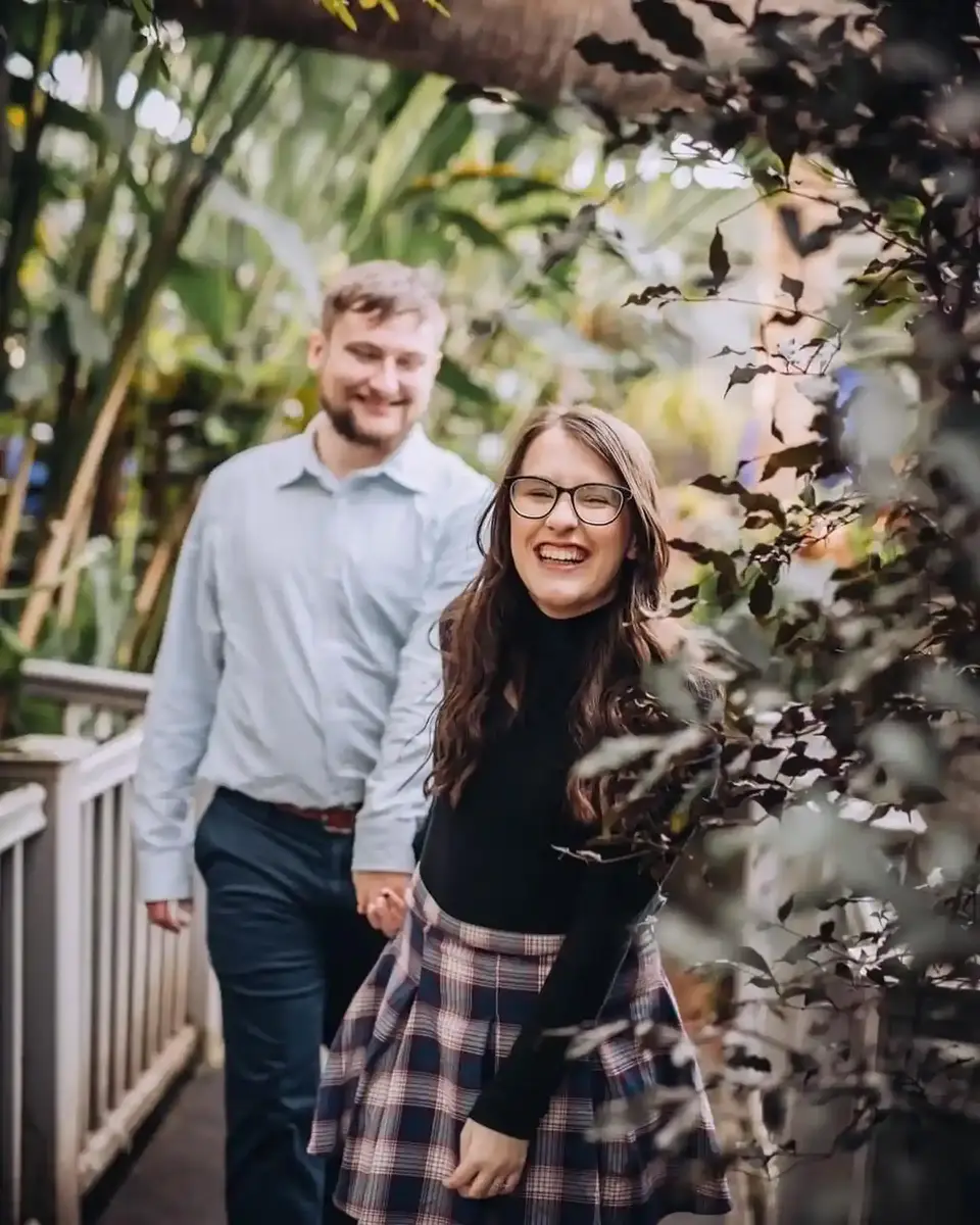 Rachel and Max, the founders of River Forest Marketing